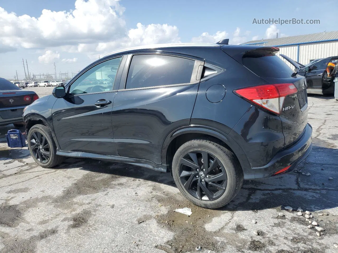 2021 Honda Hr-v Sport Black vin: 3CZRU6H11MM755070