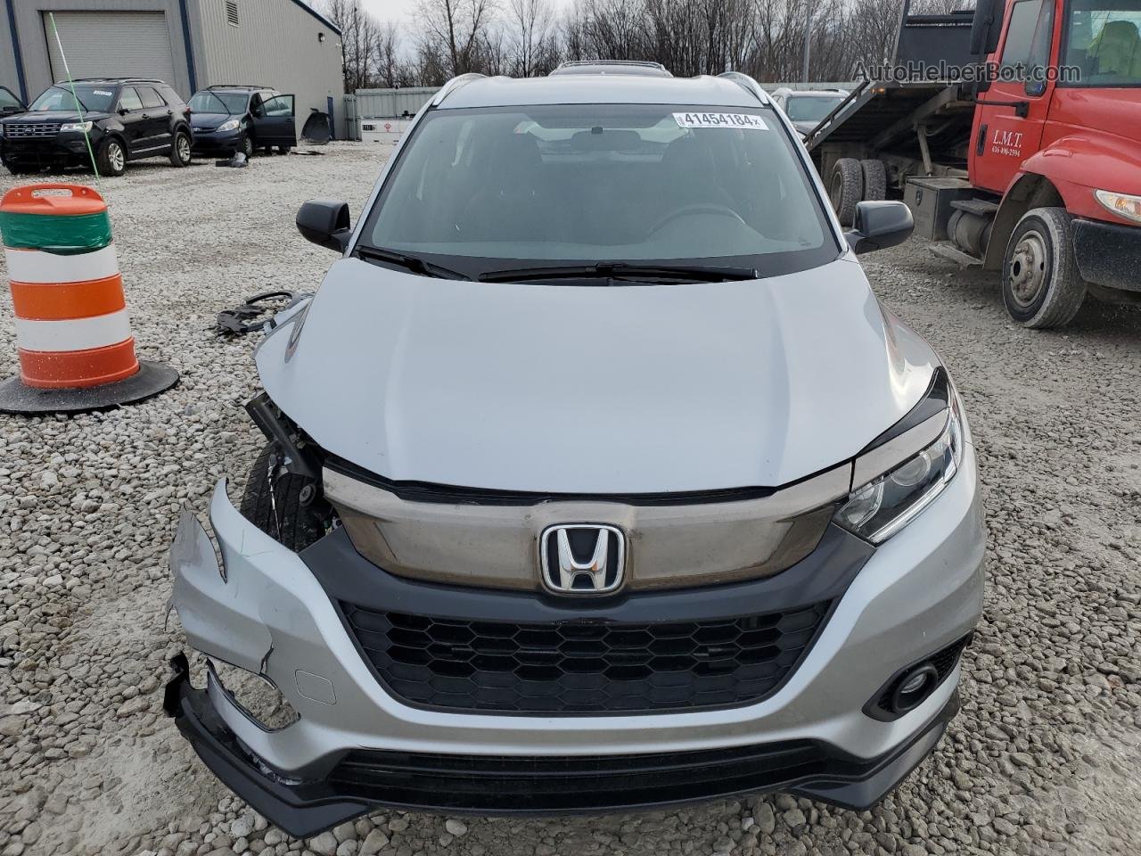 2019 Honda Hr-v Sport Silver vin: 3CZRU6H12KG701286