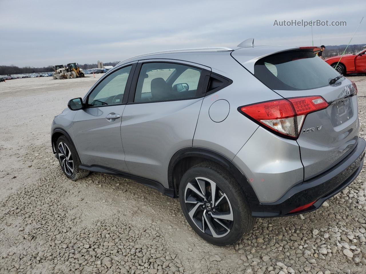 2019 Honda Hr-v Sport Silver vin: 3CZRU6H12KG701286