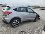 2019 Honda Hr-v Sport Silver vin: 3CZRU6H12KG701286