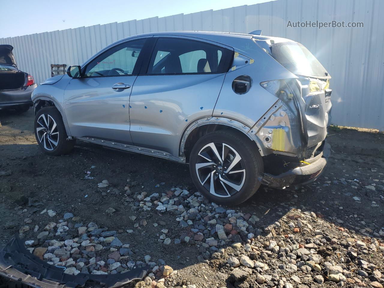 2019 Honda Hr-v Sport Silver vin: 3CZRU6H12KG701420