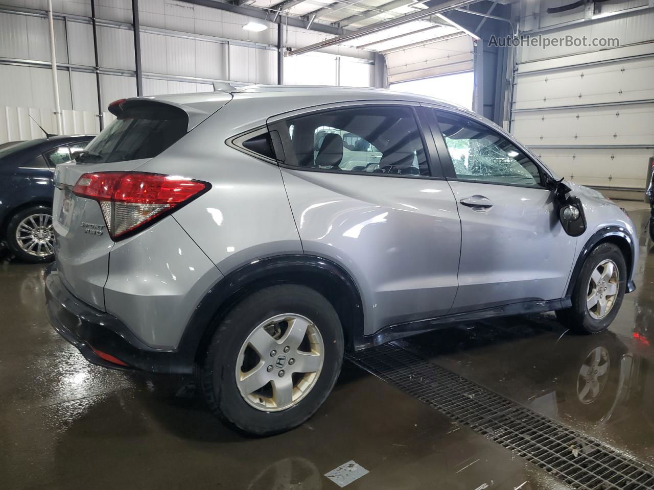 2019 Honda Hr-v Sport Silver vin: 3CZRU6H12KG705371