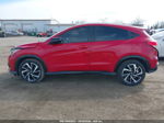 2019 Honda Hr-v Sport Red vin: 3CZRU6H12KG714247