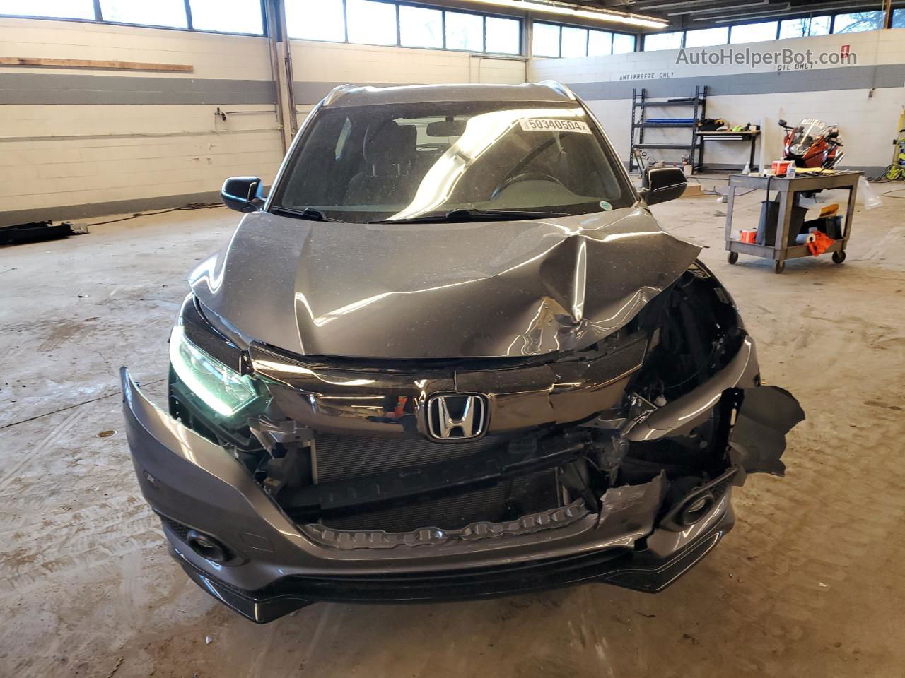 2019 Honda Hr-v Sport Gray vin: 3CZRU6H12KG727600