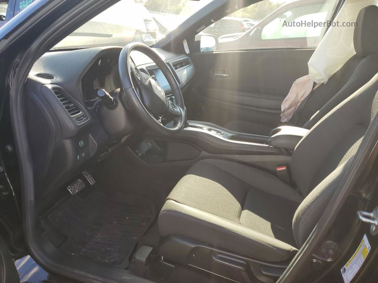 2019 Honda Hr-v Sport Black vin: 3CZRU6H12KG732330
