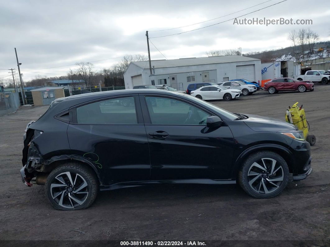 2019 Honda Hr-v Sport Black vin: 3CZRU6H12KM707073