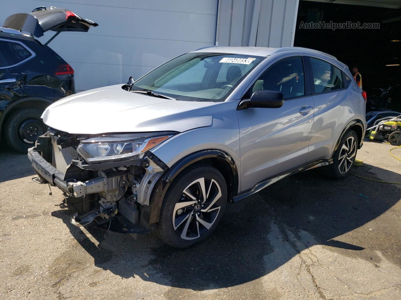 2019 Honda Hr-v Sport Серебряный vin: 3CZRU6H12KM728893