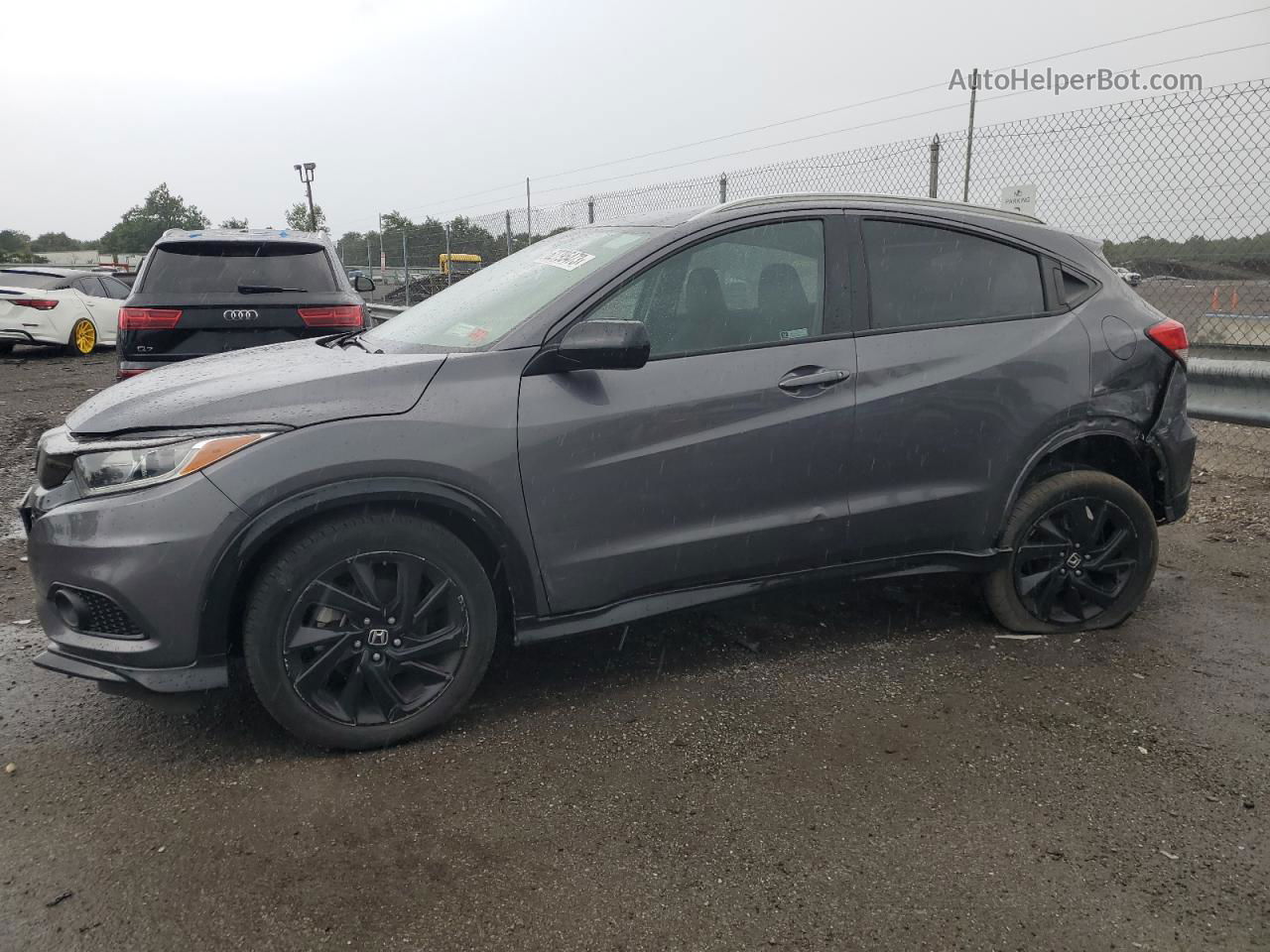 2021 Honda Hr-v Sport Gray vin: 3CZRU6H12MM707724