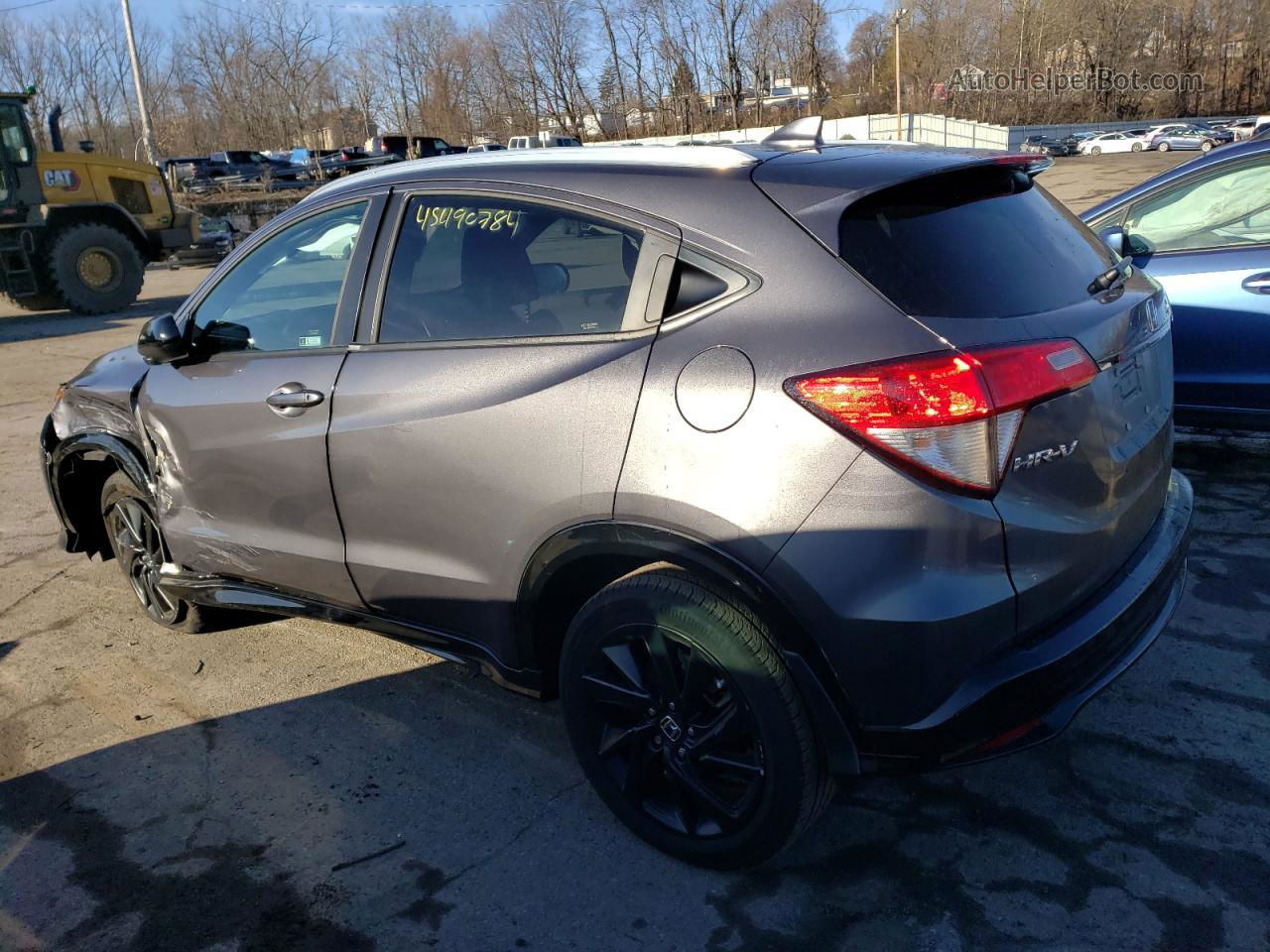 2021 Honda Hr-v Sport Gray vin: 3CZRU6H12MM750959