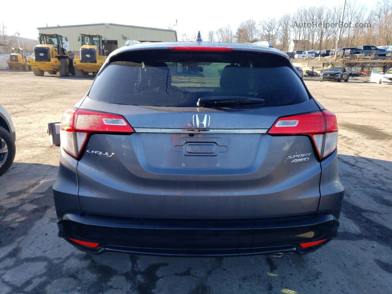 2021 Honda Hr-v Sport Gray vin: 3CZRU6H12MM750959