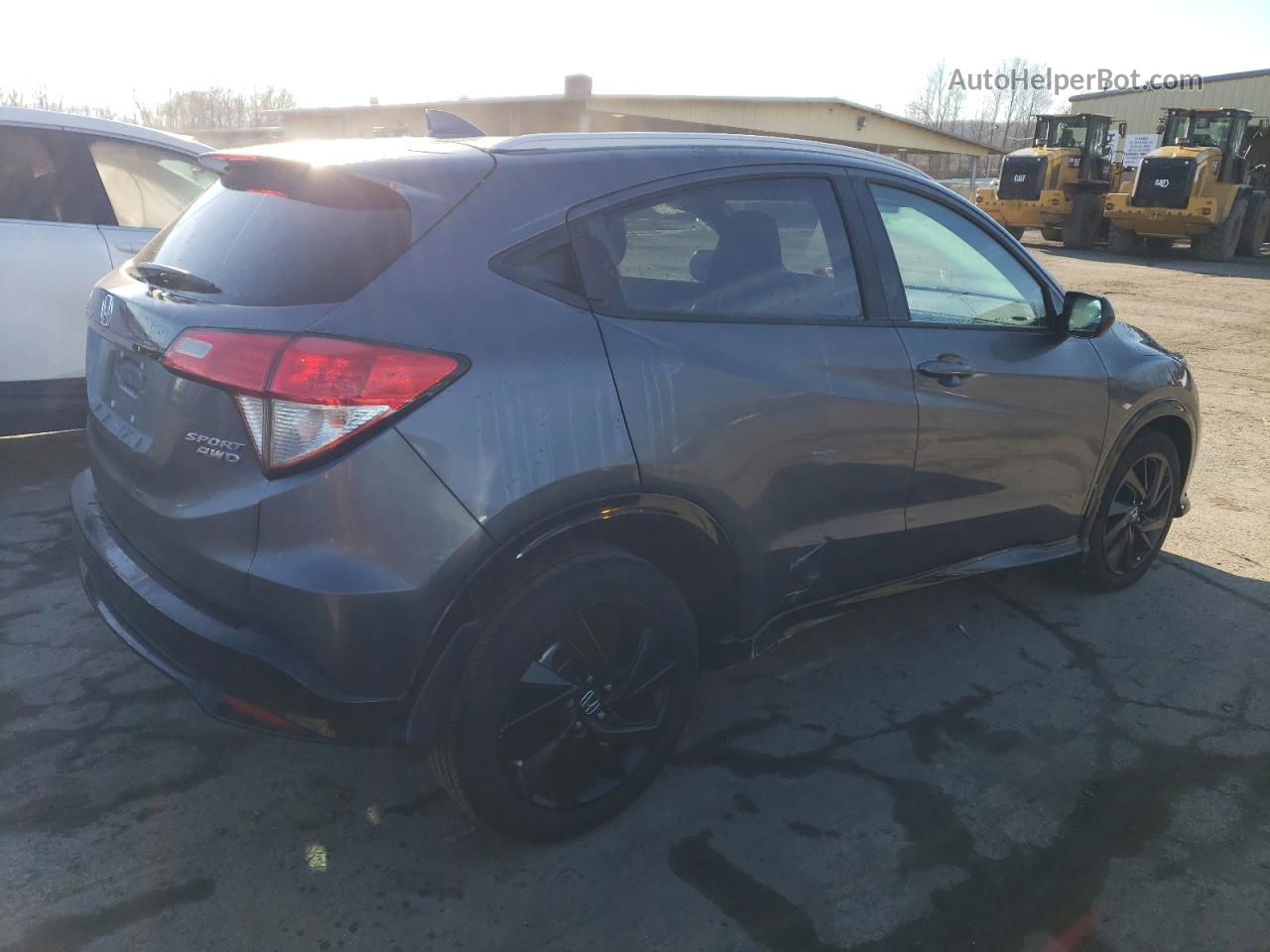 2021 Honda Hr-v Sport Gray vin: 3CZRU6H12MM750959