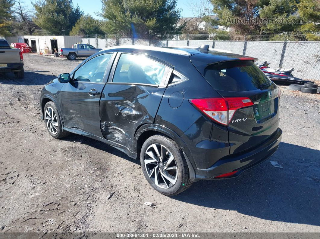 2019 Honda Hr-v Sport Black vin: 3CZRU6H13KG704651