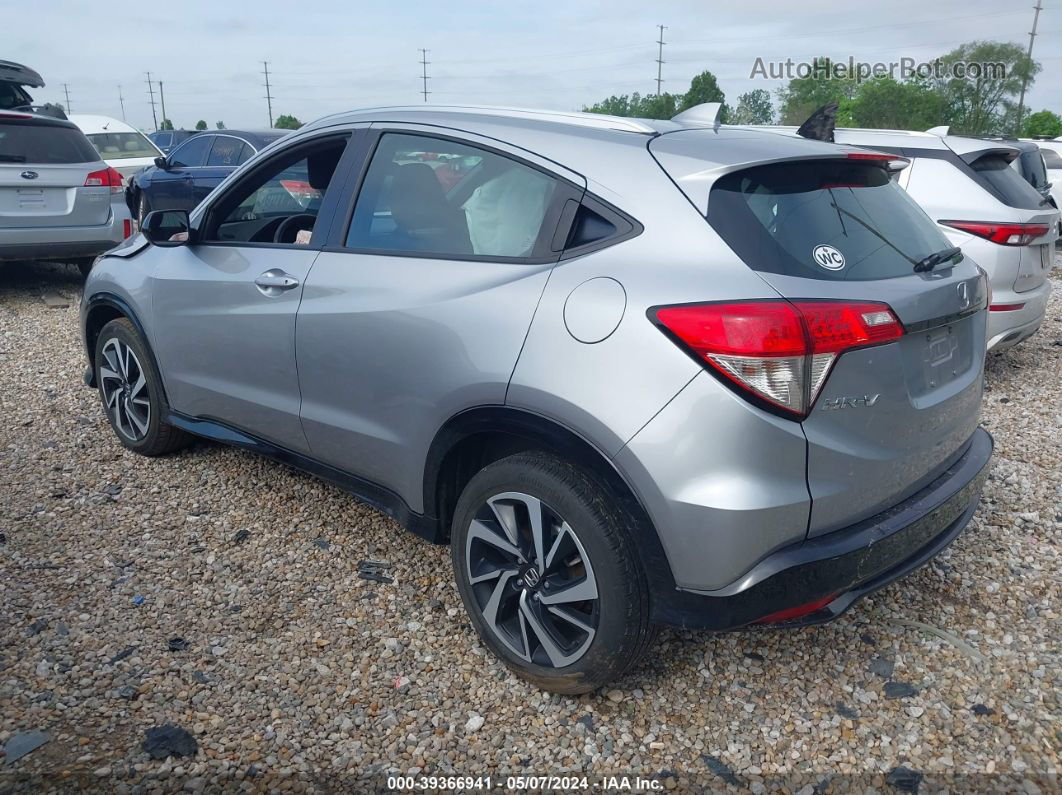 2019 Honda Hr-v Sport Silver vin: 3CZRU6H13KG706495