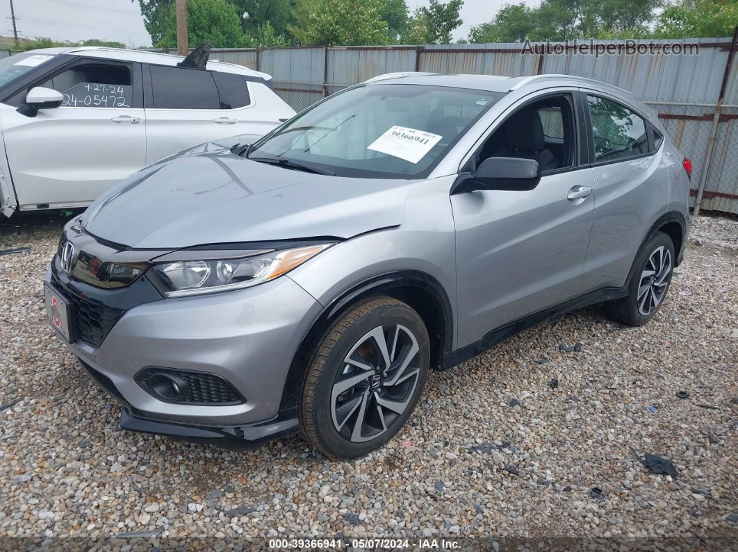 2019 Honda Hr-v Sport Серебряный vin: 3CZRU6H13KG706495