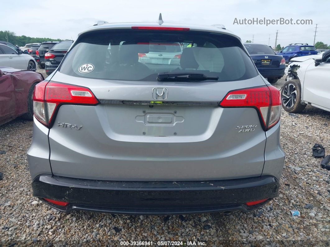 2019 Honda Hr-v Sport Silver vin: 3CZRU6H13KG706495