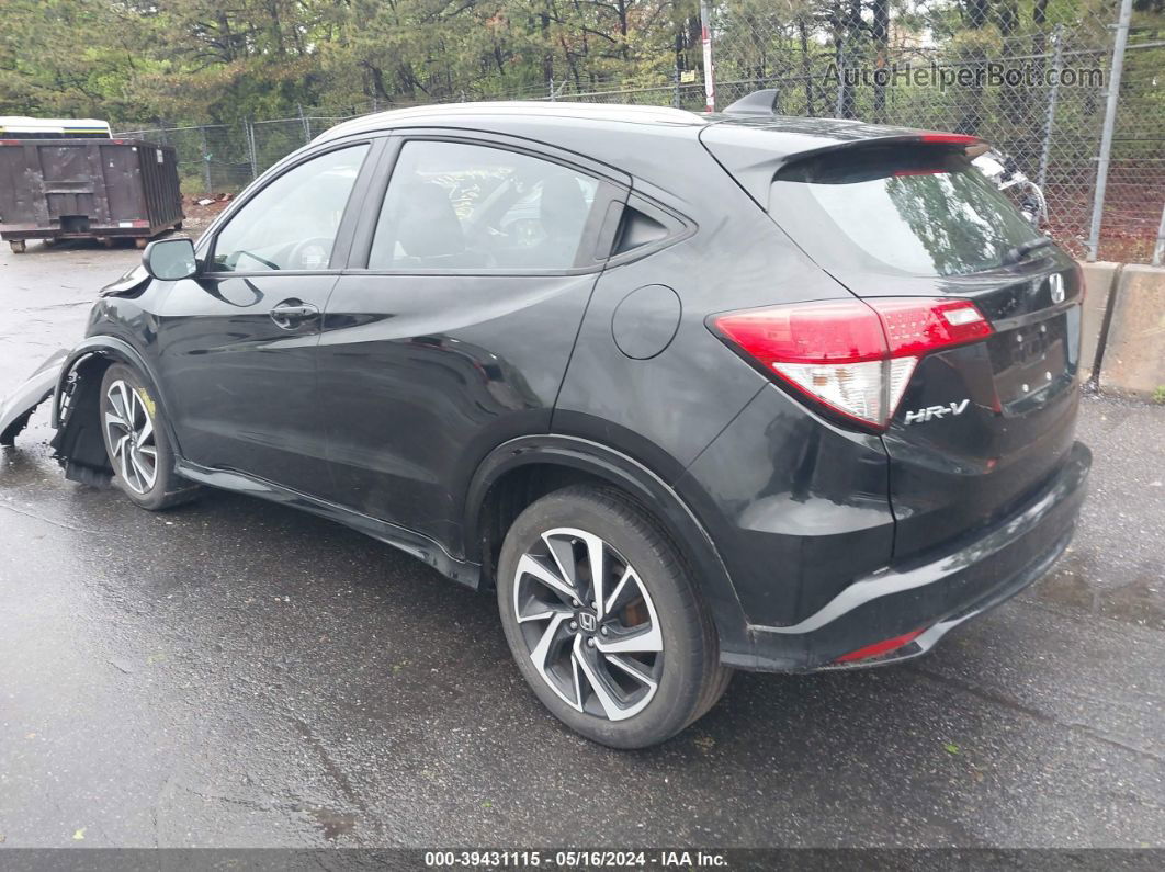 2019 Honda Hr-v Sport Black vin: 3CZRU6H13KG715813