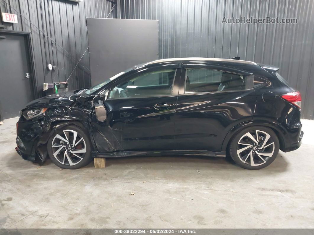 2019 Honda Hr-v Sport Black vin: 3CZRU6H13KM707065