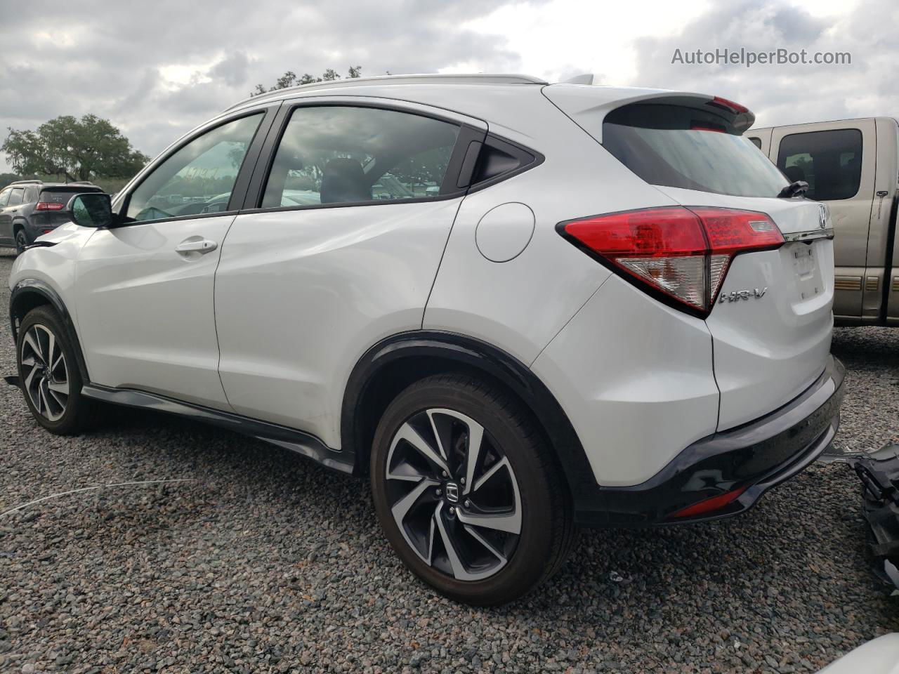 2019 Honda Hr-v Sport White vin: 3CZRU6H13KM736307