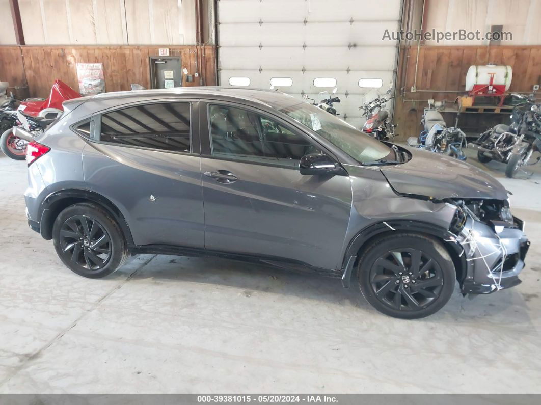 2021 Honda Hr-v Awd Sport Gray vin: 3CZRU6H13MM714858