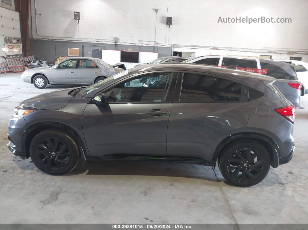 2021 Honda Hr-v Awd Sport Gray vin: 3CZRU6H13MM714858