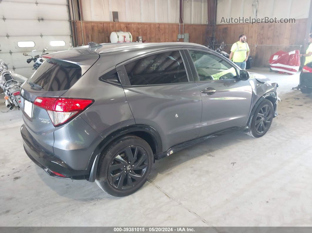 2021 Honda Hr-v Awd Sport Gray vin: 3CZRU6H13MM714858