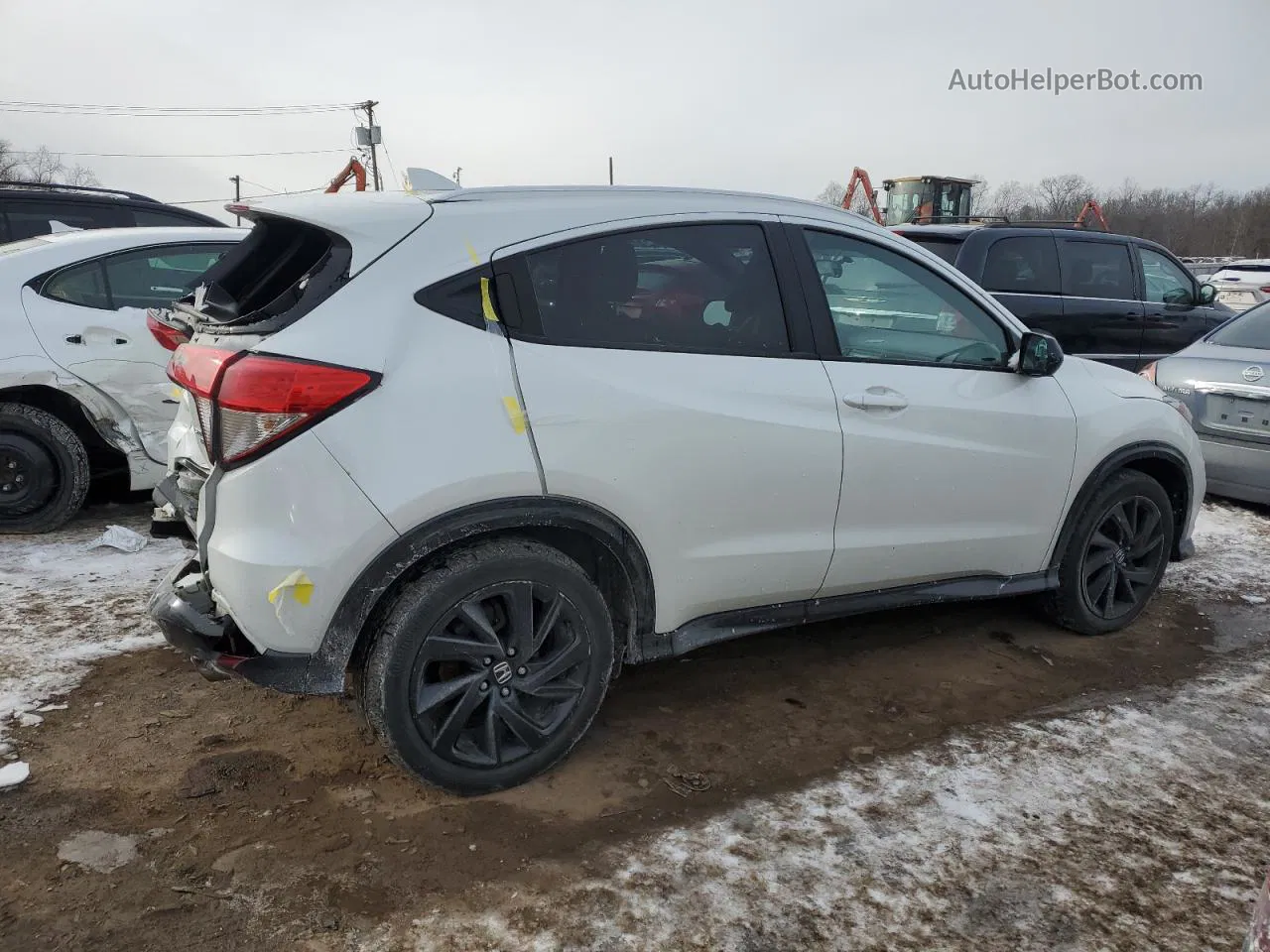 2021 Honda Hr-v Sport Белый vin: 3CZRU6H13MM726606