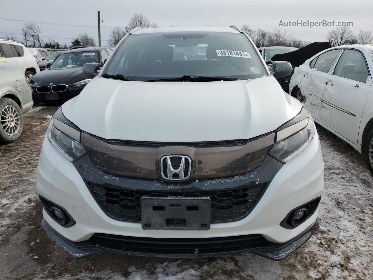 2021 Honda Hr-v Sport White vin: 3CZRU6H13MM726606