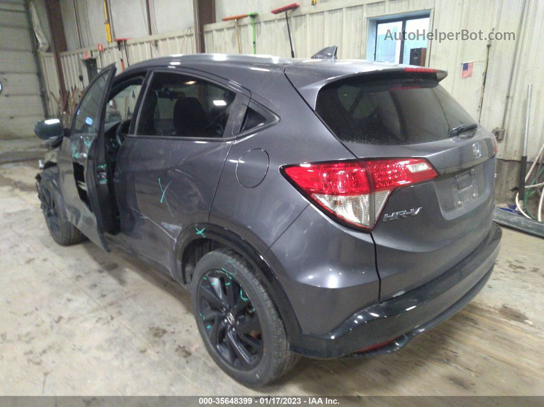 2021 Honda Hr-v Sport Gray vin: 3CZRU6H13MM740960