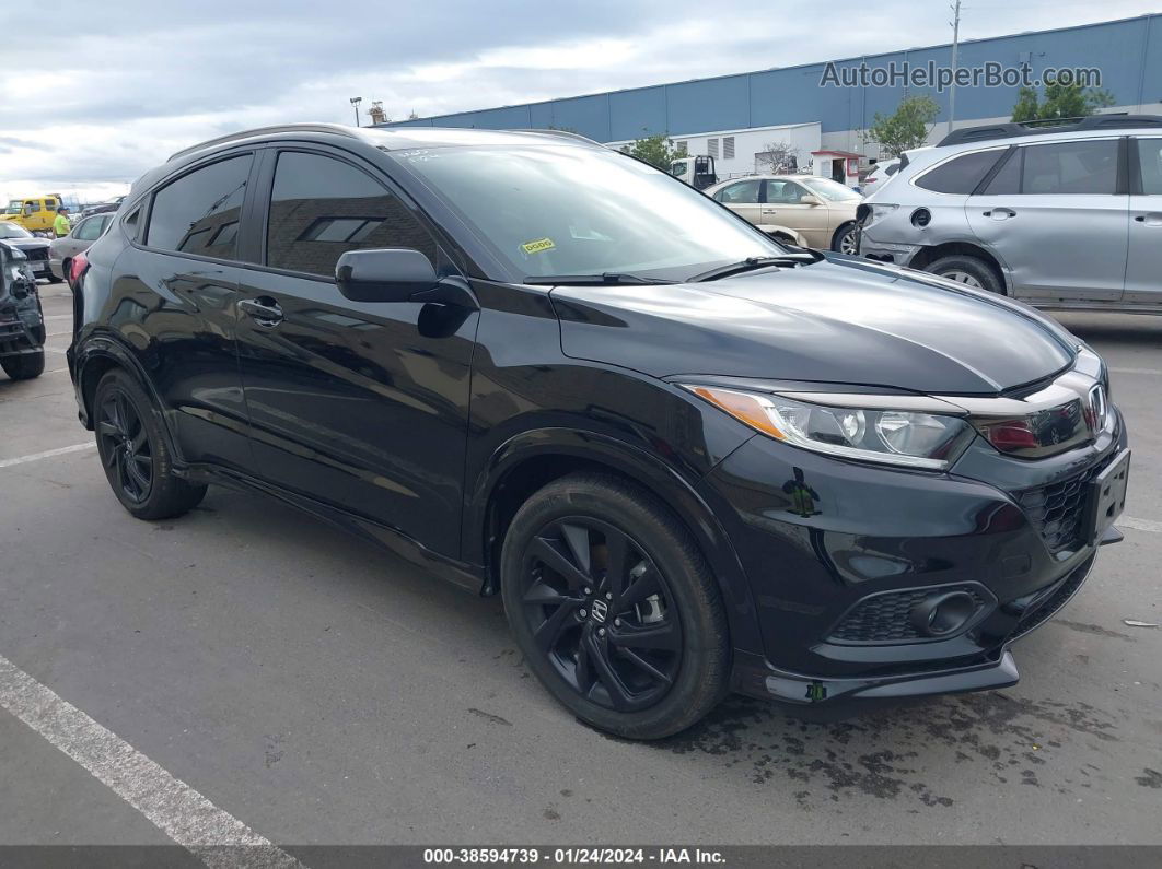 2021 Honda Hr-v Awd Sport Черный vin: 3CZRU6H13MM756009