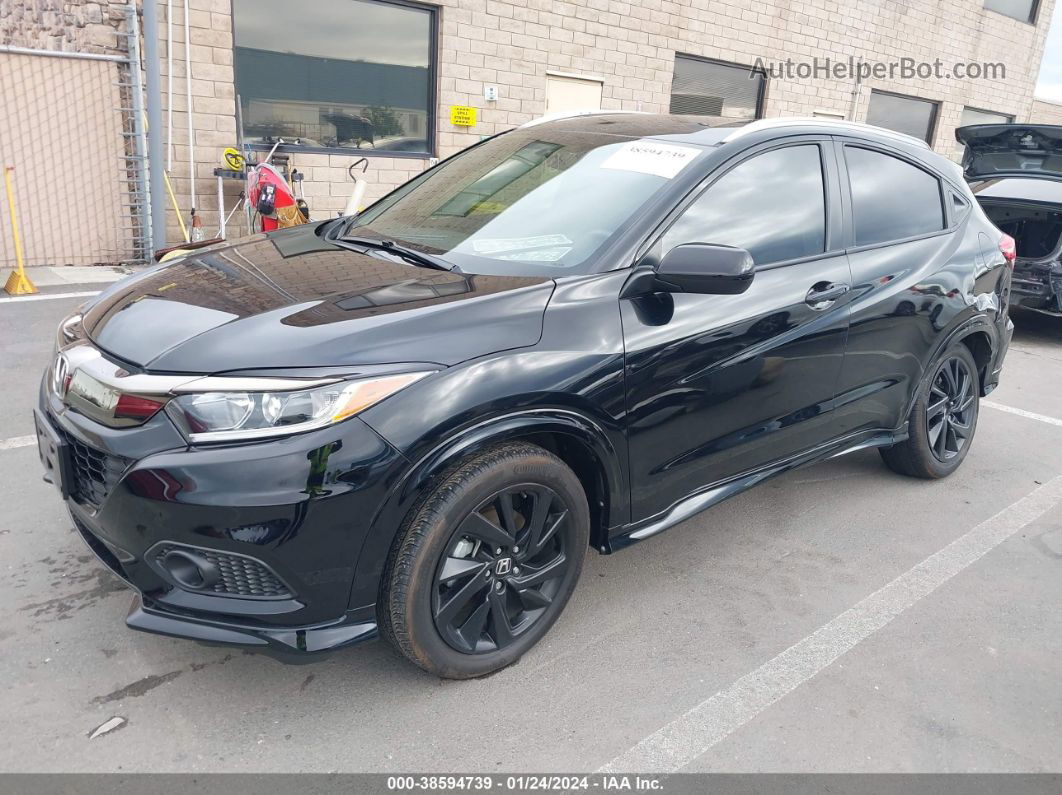 2021 Honda Hr-v Awd Sport Black vin: 3CZRU6H13MM756009