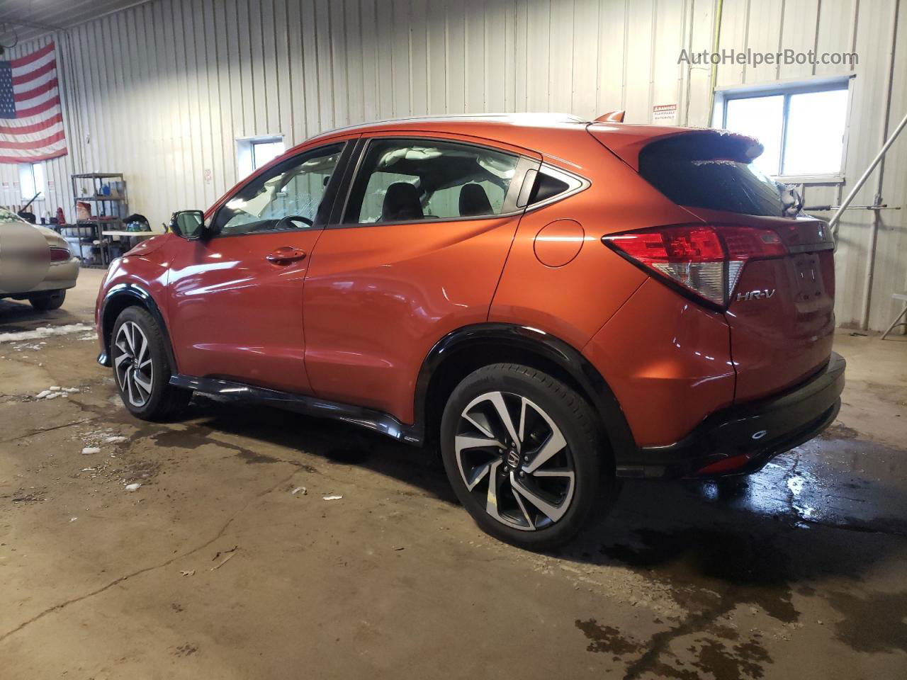 2019 Honda Hr-v Sport Orange vin: 3CZRU6H14KG707168