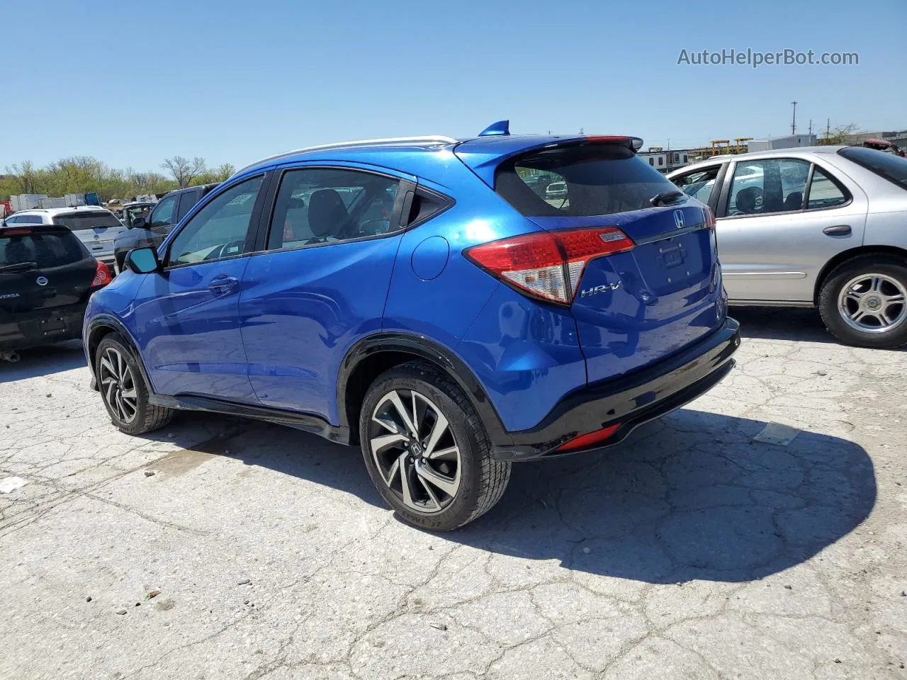 2019 Honda Hr-v Sport Blue vin: 3CZRU6H14KG710264