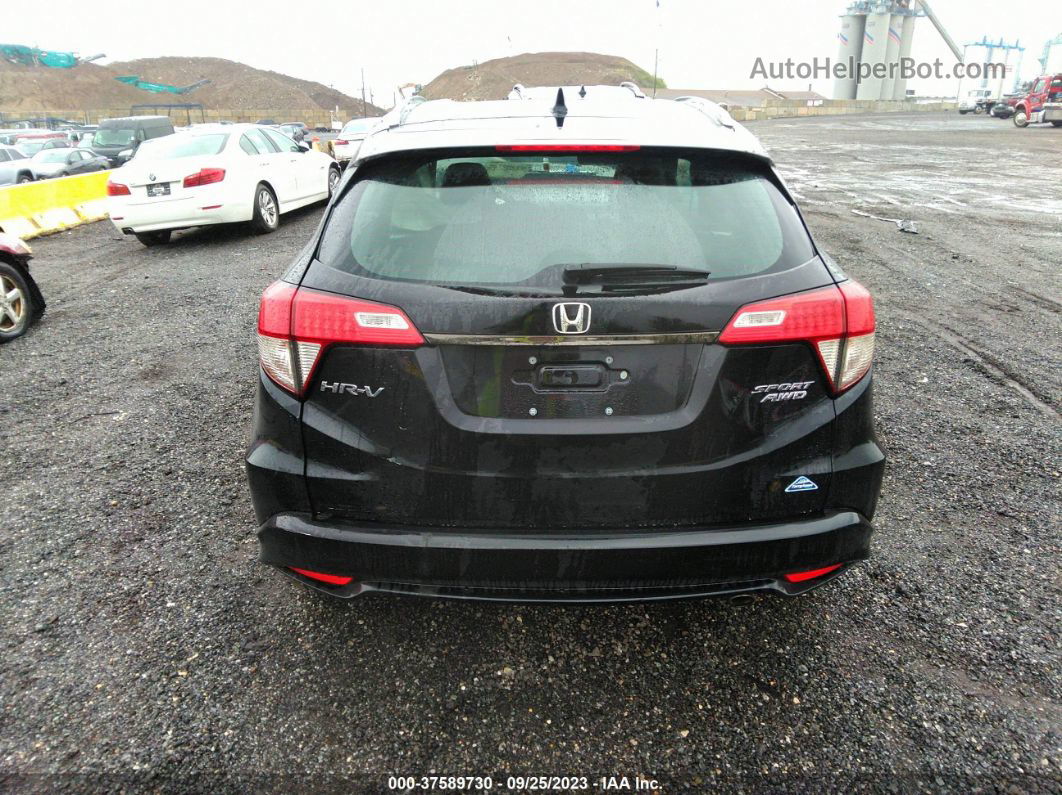 2019 Honda Hr-v Sport Black vin: 3CZRU6H14KM738308