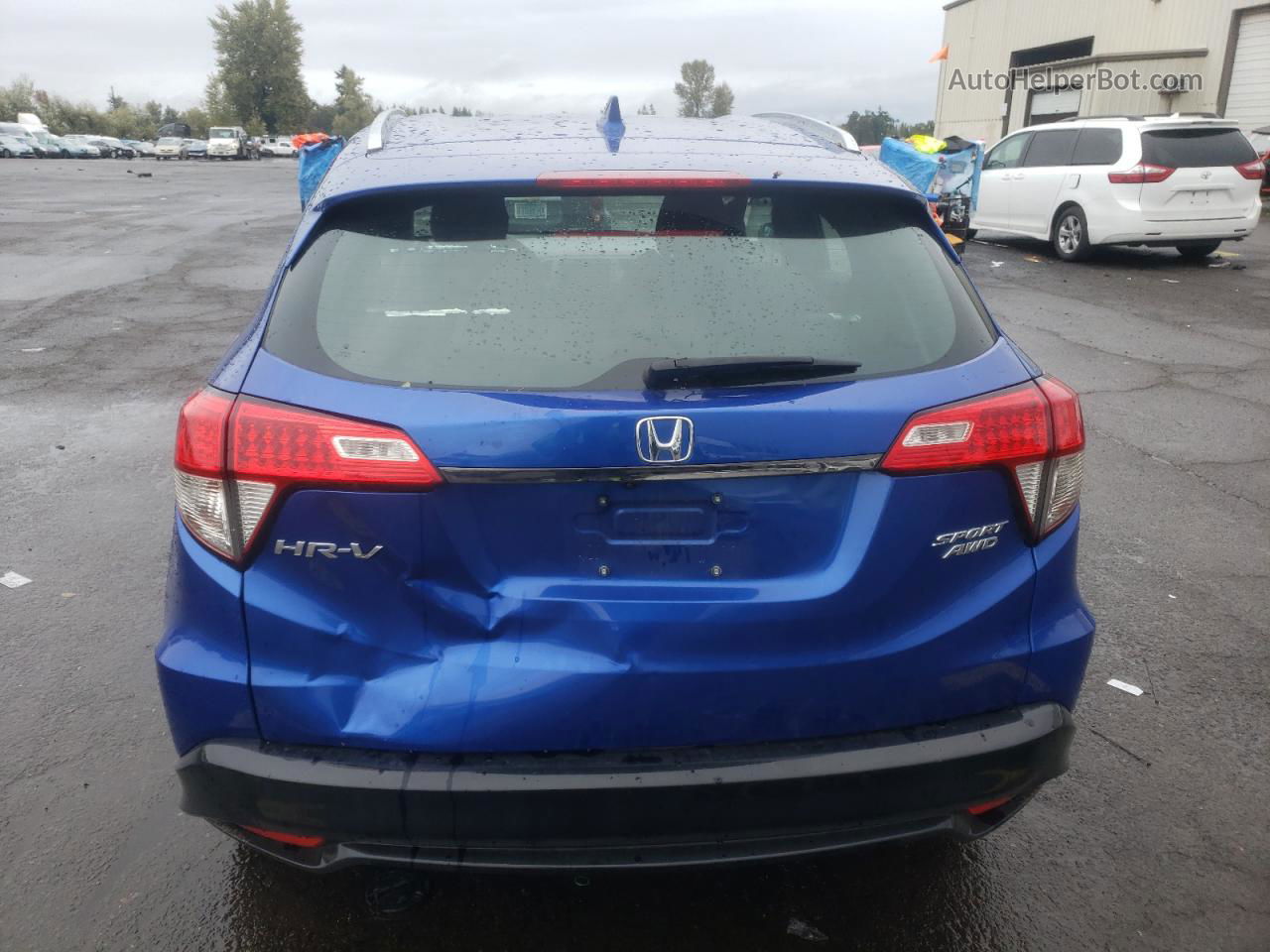 2019 Honda Hr-v Sport Синий vin: 3CZRU6H14KM740401