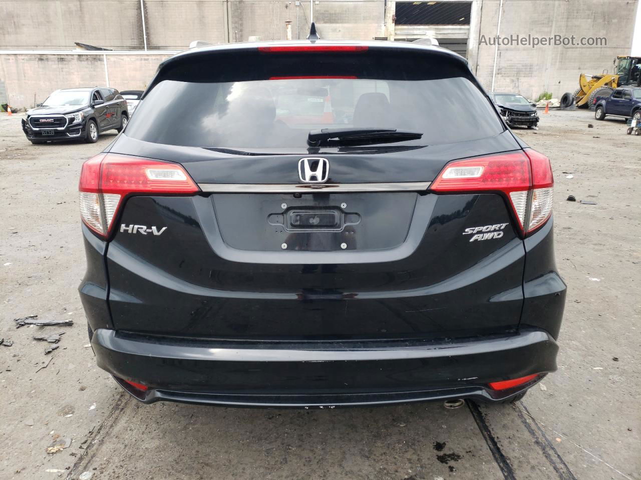 2021 Honda Hr-v Sport Черный vin: 3CZRU6H14MM725951