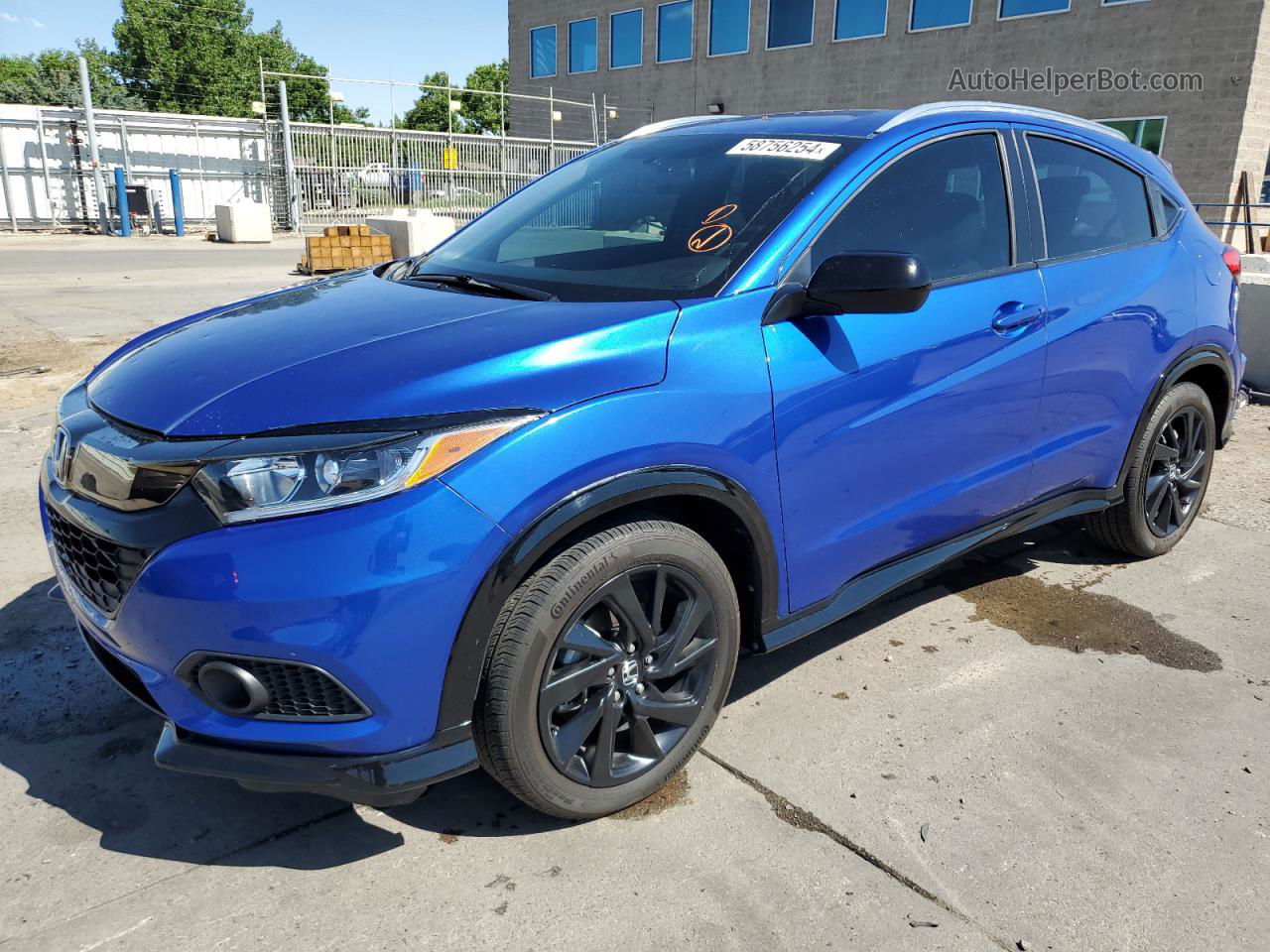 2021 Honda Hr-v Sport Blue vin: 3CZRU6H14MM754205