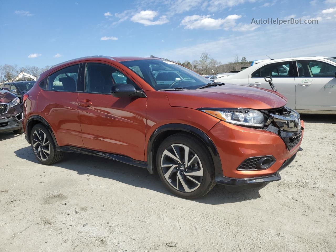 2019 Honda Hr-v Sport Оранжевый vin: 3CZRU6H15KG706224