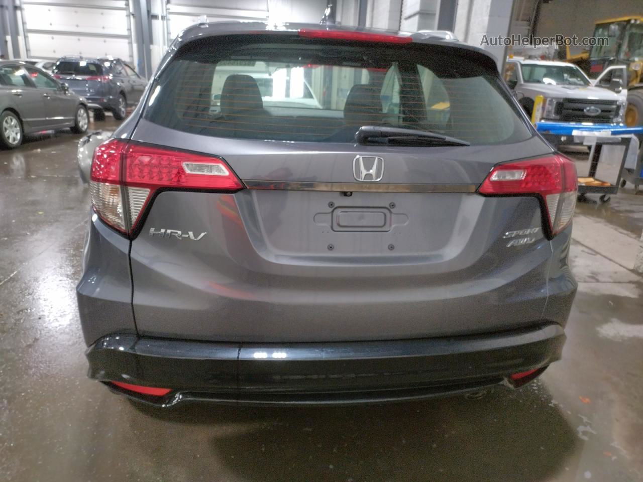 2019 Honda Hr-v Sport Gray vin: 3CZRU6H15KG710306