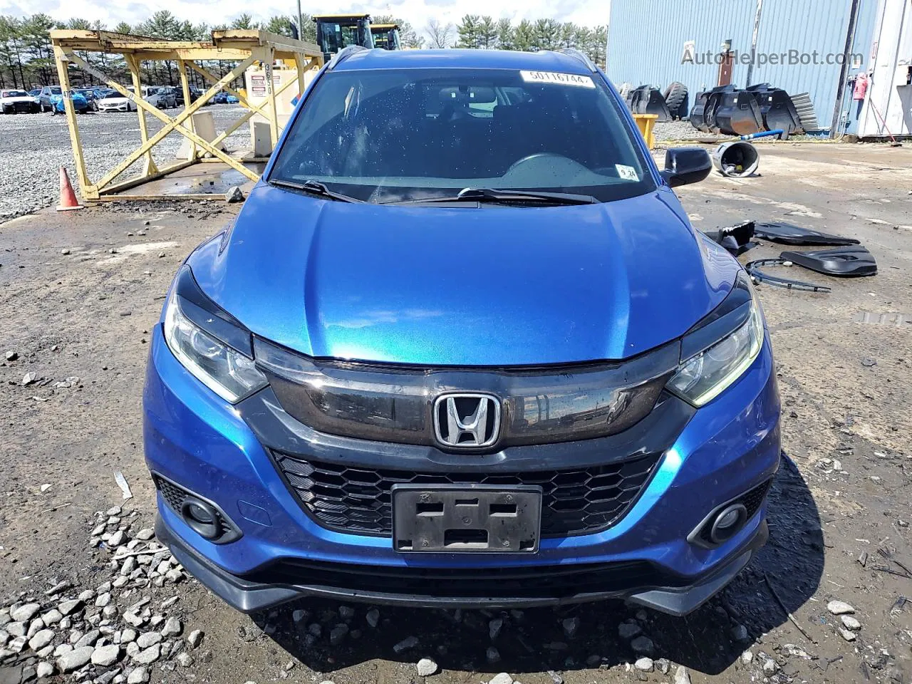 2019 Honda Hr-v Sport Blue vin: 3CZRU6H15KG713688