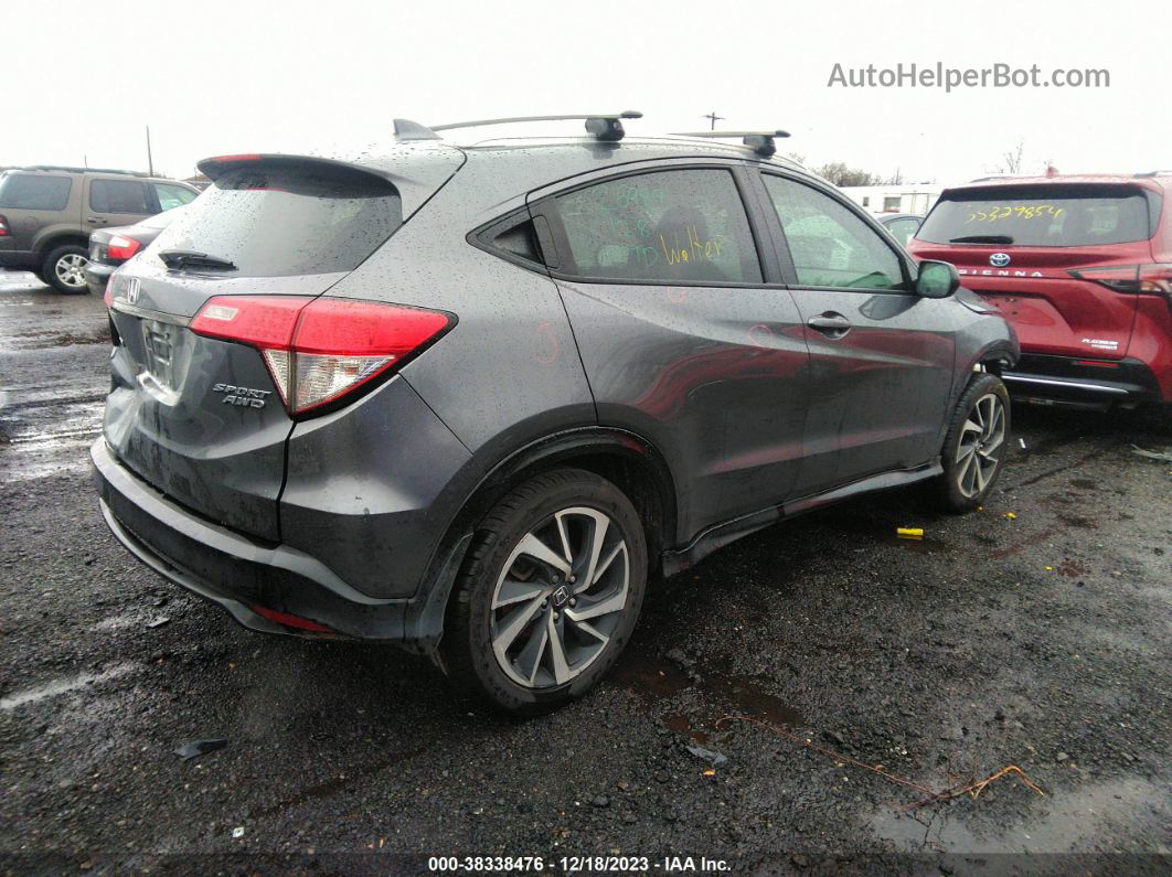 2019 Honda Hr-v Sport Серый vin: 3CZRU6H15KG713867