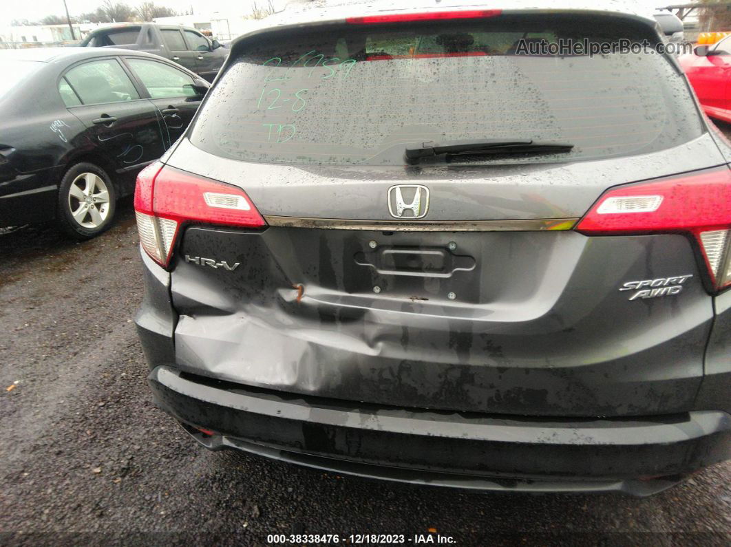 2019 Honda Hr-v Sport Gray vin: 3CZRU6H15KG713867