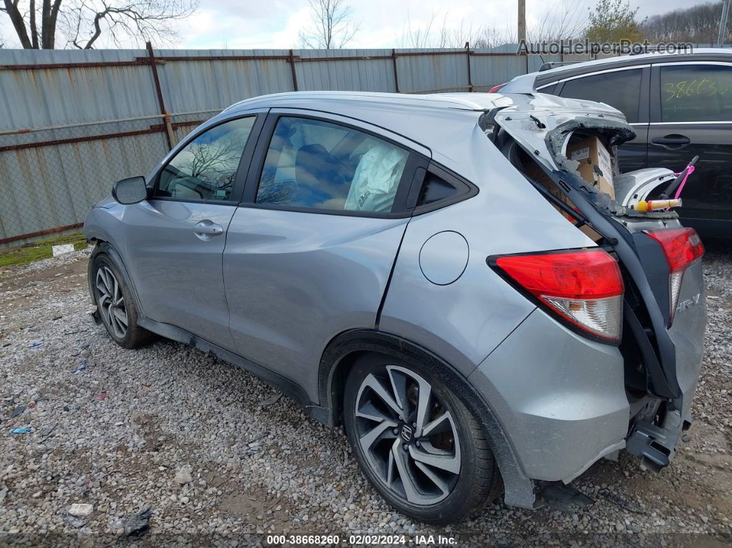 2019 Honda Hr-v Sport Silver vin: 3CZRU6H15KG719720