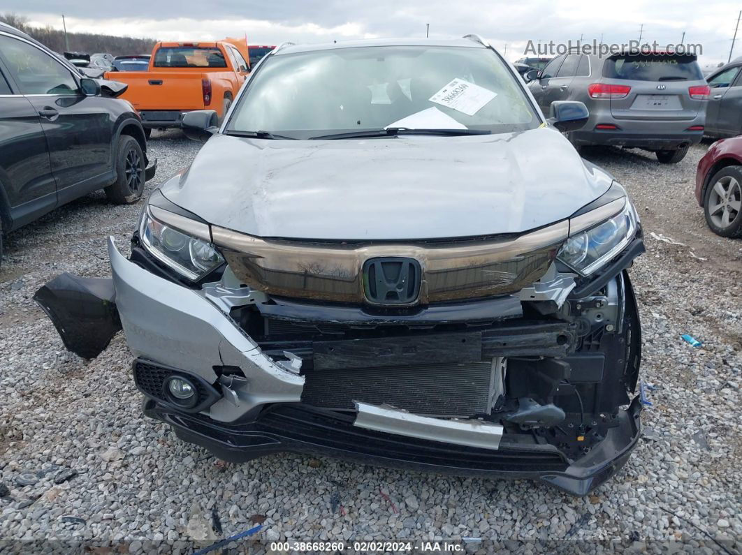 2019 Honda Hr-v Sport Silver vin: 3CZRU6H15KG719720