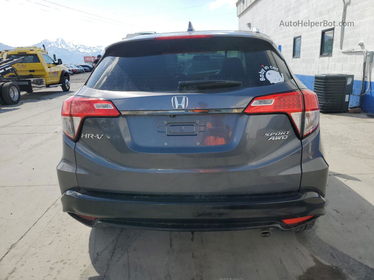 2019 Honda Hr-v Sport Charcoal vin: 3CZRU6H15KG720267