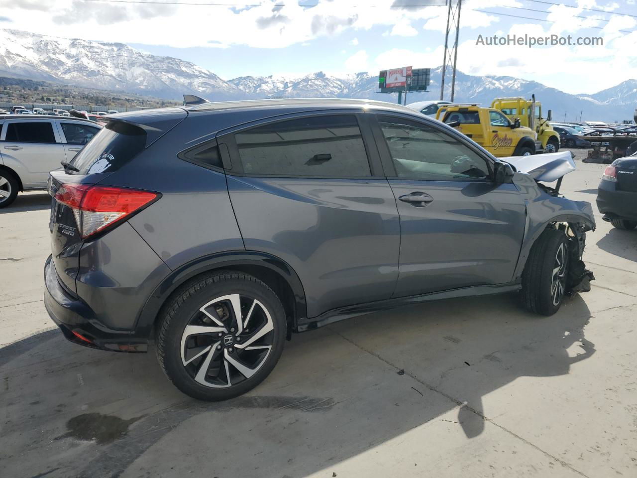 2019 Honda Hr-v Sport Charcoal vin: 3CZRU6H15KG720267