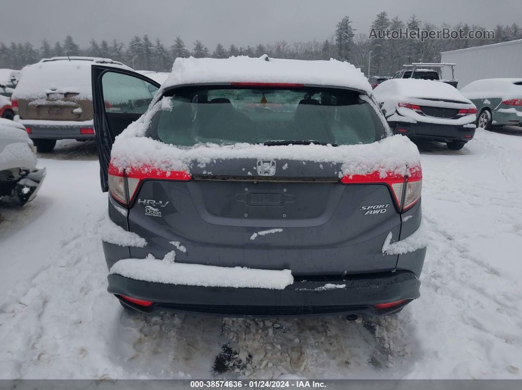 2019 Honda Hr-v Sport Gray vin: 3CZRU6H15KG720480