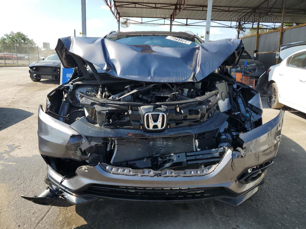 2021 Honda Hr-v Sport Gray vin: 3CZRU6H15MM731810