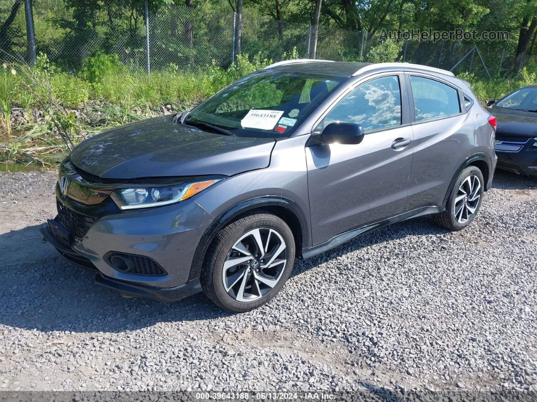 2019 Honda Hr-v Sport Gray vin: 3CZRU6H16KG700299