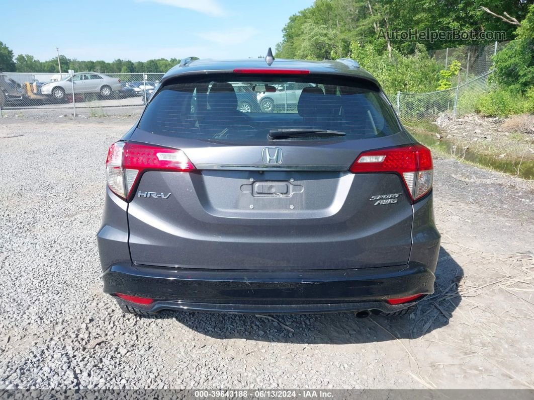 2019 Honda Hr-v Sport Gray vin: 3CZRU6H16KG700299