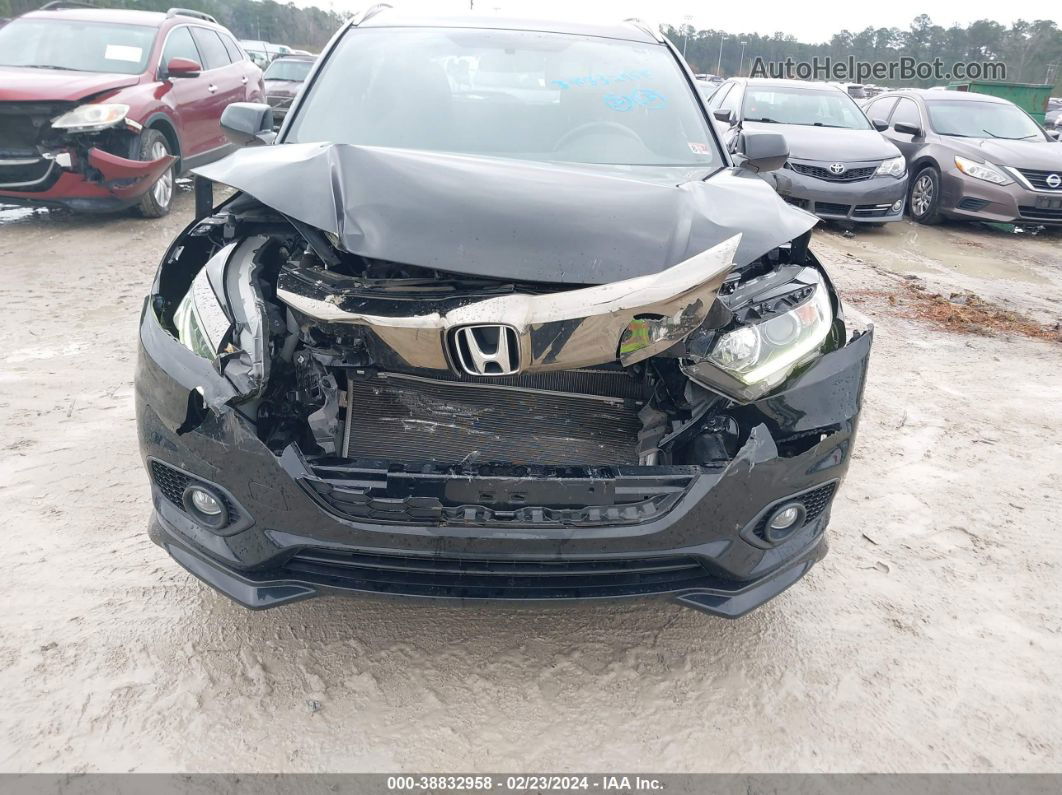 2019 Honda Hr-v Sport Black vin: 3CZRU6H16KG707365